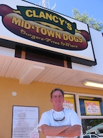 Steve Clancy, owner of Clancy's Mid-Town Dogs